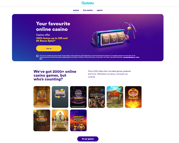 Casumo casumo casino screenshot