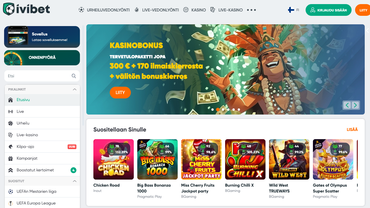 Ivibet screenshot