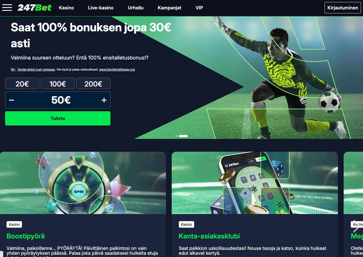 247 Bet screenshot