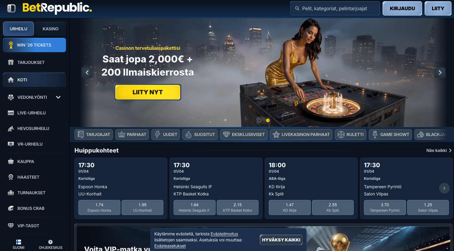 Bet Republic screenshot