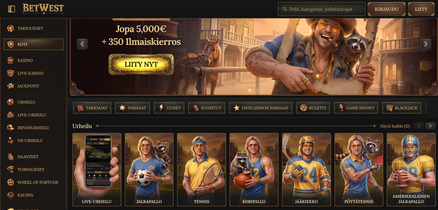 Betwest Screenshot