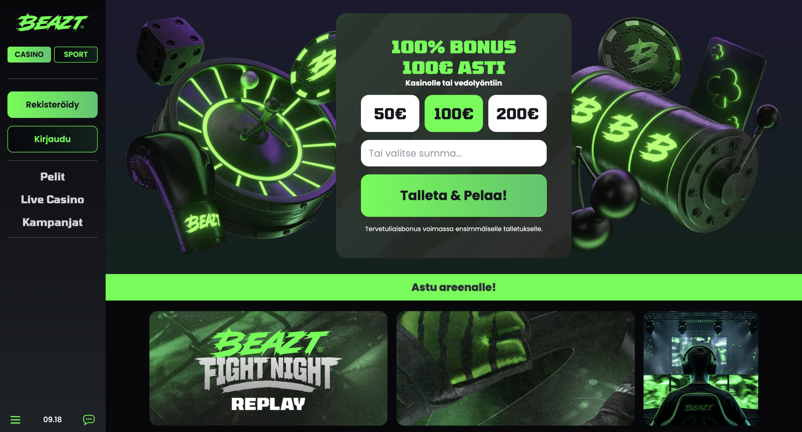 Beazt screenshot