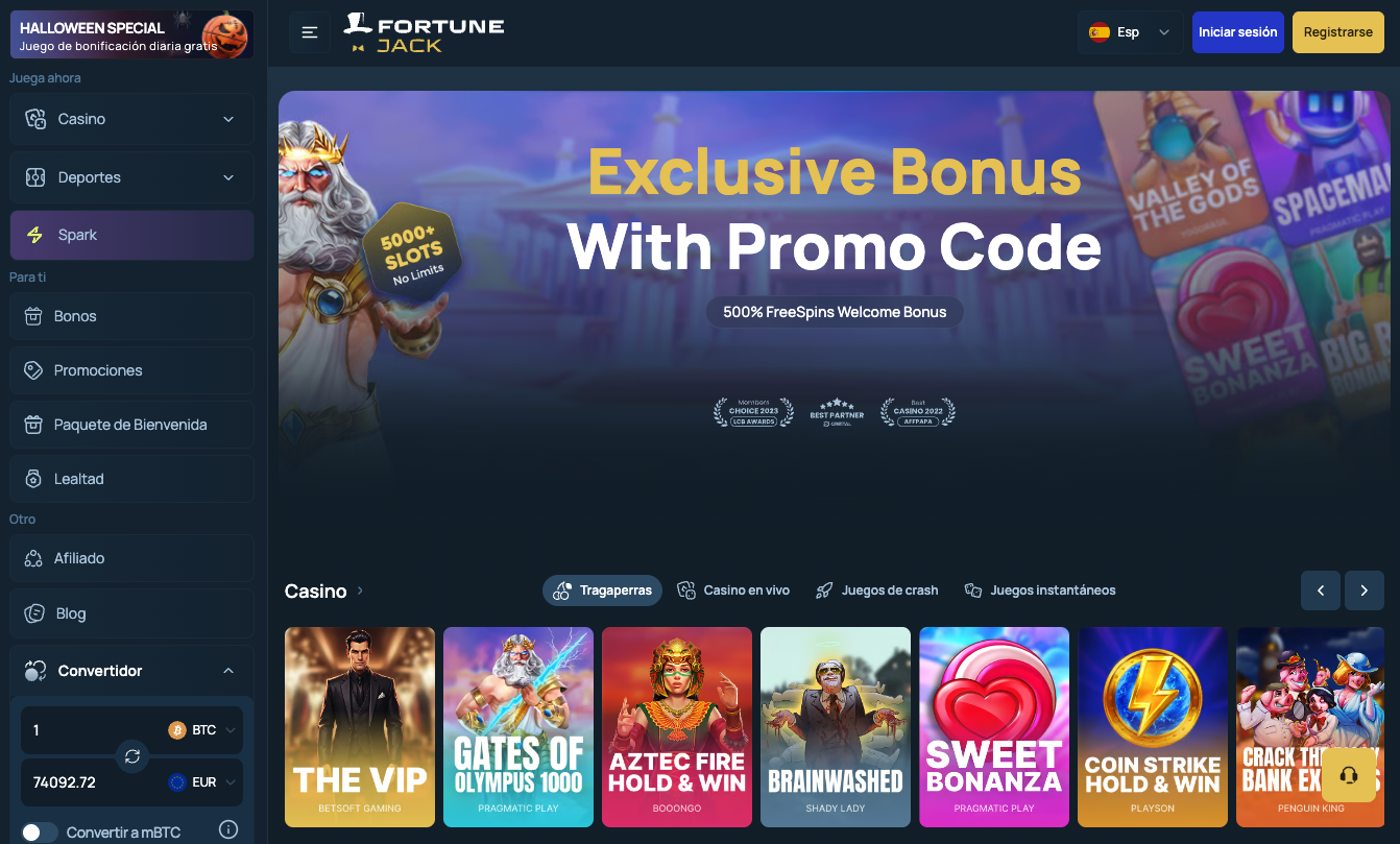 FortuneJack screenshot